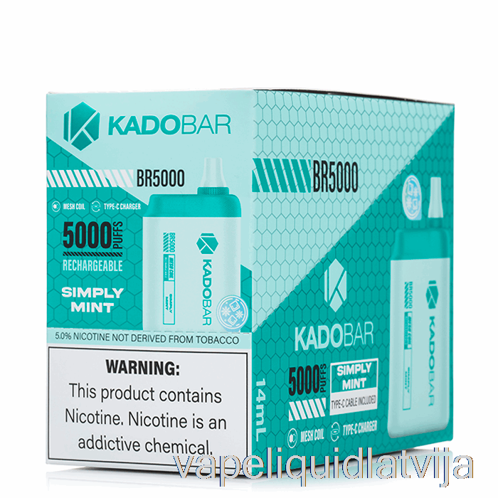 [5-pack] Kado Bar Br5000 Vienreizējās Lietošanas Vape šķidrums